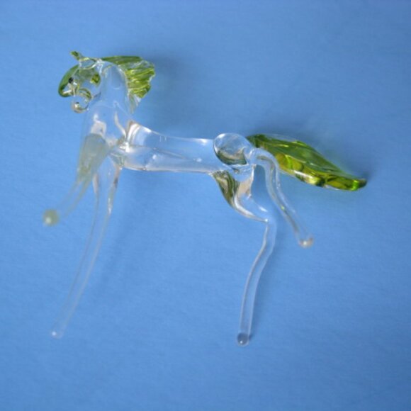 Blown Glass Horse Vintage - Picture 9 of 11